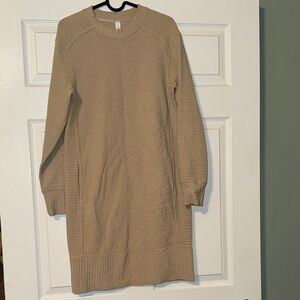 Lululemon Athletica On Repeat Beige Dress